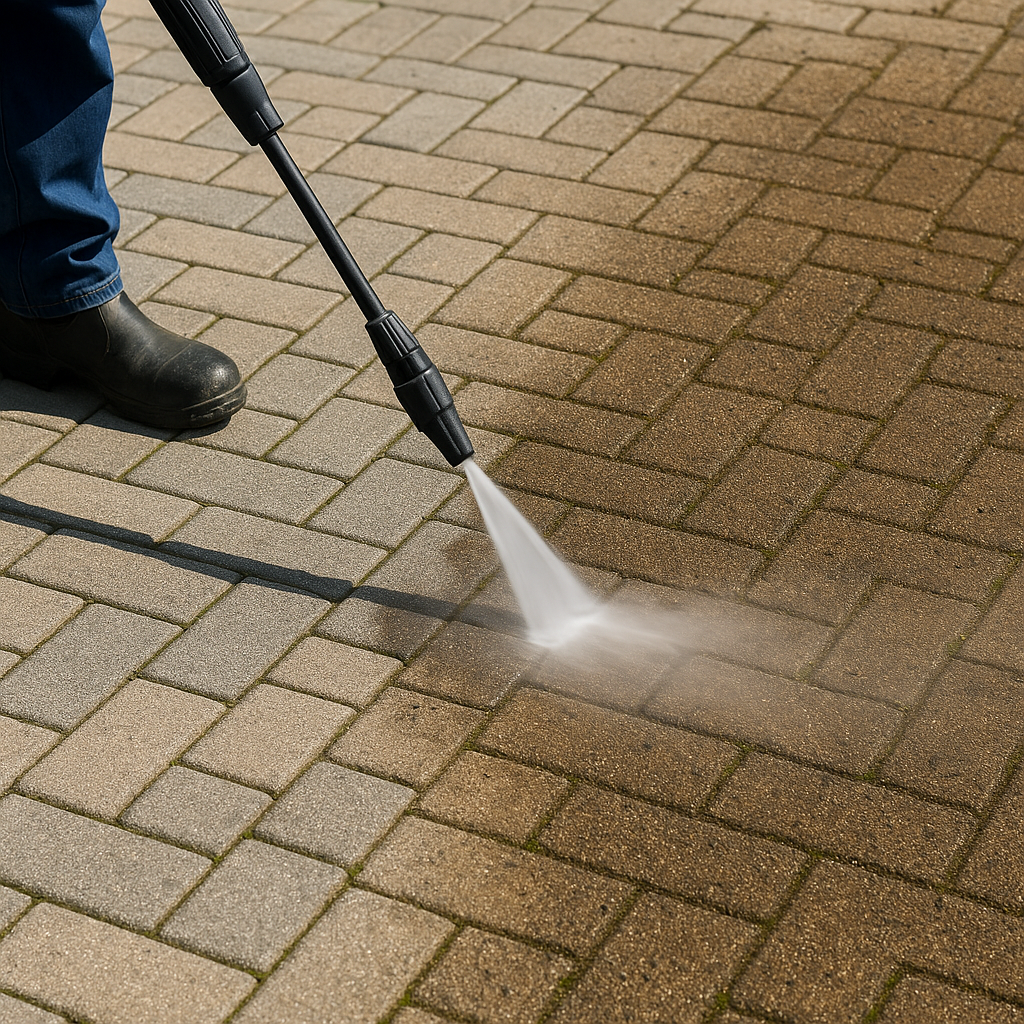 Térkő mosás, járdatisztítás, kerítésmosás Esztergom – Hogyan tartsuk otthonunkat és kertünket ragyog